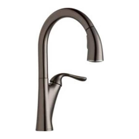 Elkay Elkay LKHA4031AS, Harmony Pull-Down Kitchen Faucet, Antique Steel, Single Lever Handle LKHA4031AS